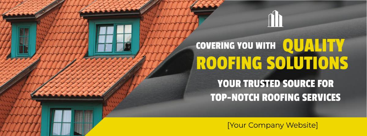 Roofing Facebook Cover Template