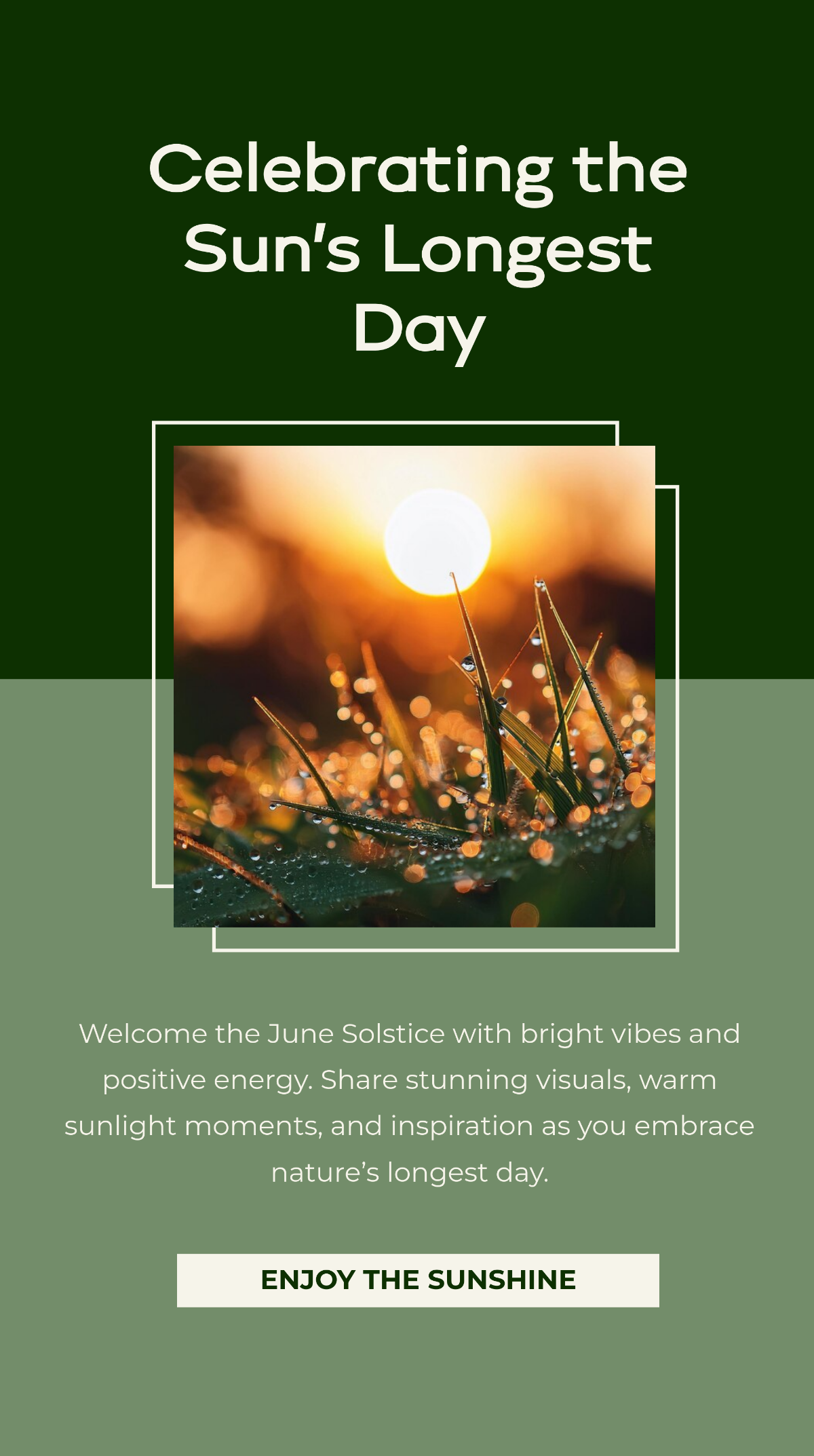 Free June Solstice Whatsapp Status Template to Edit Online