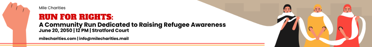 World Refugee Day Ad Banner Template