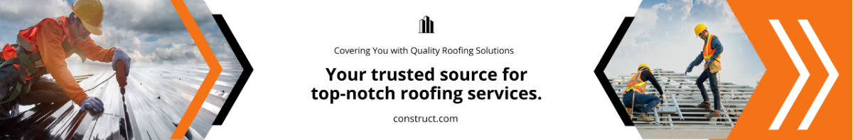 Roofing Youtube Banner Template