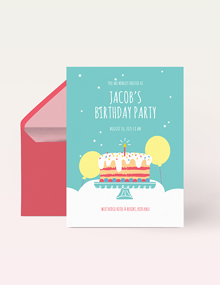 Birthday Invitation Cards Printable For Boys