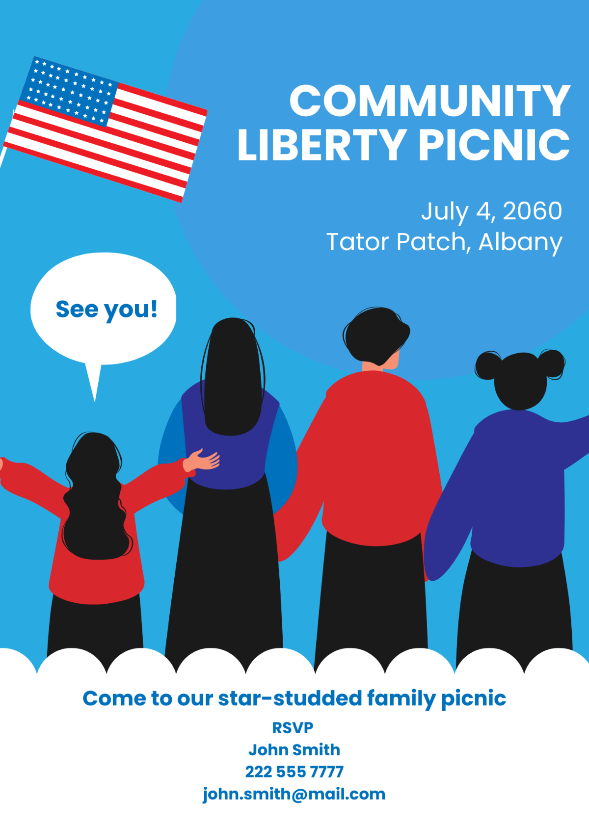 4th of July Invitation