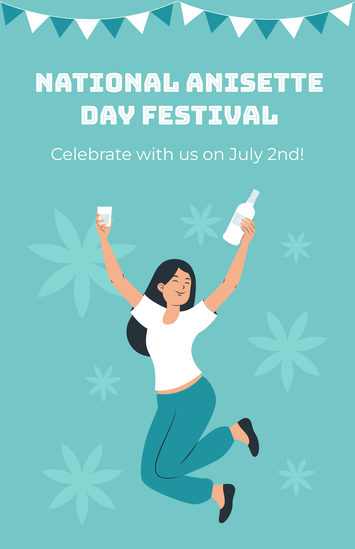 National Anisette Day Poster Template