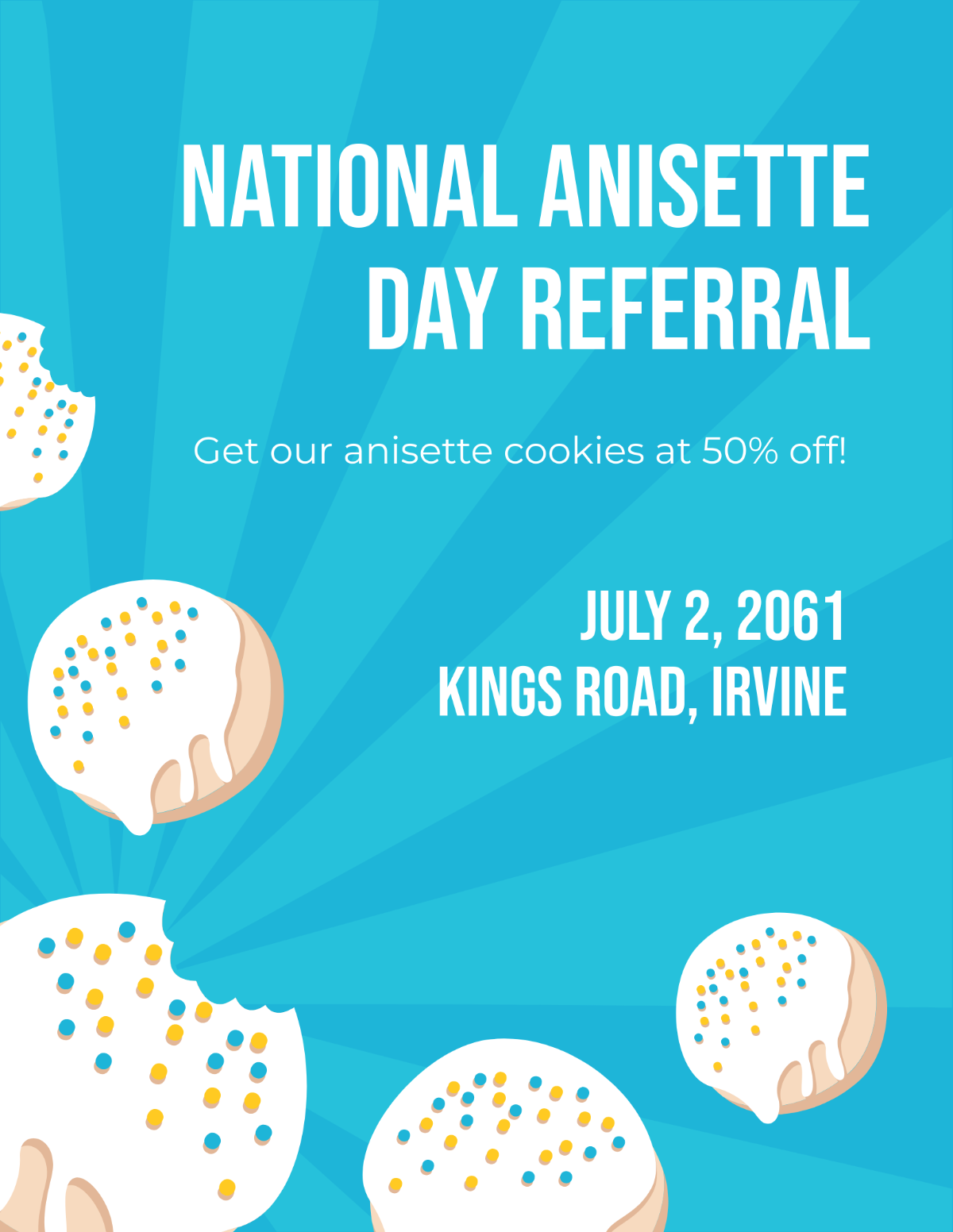 National Anisette Day Promotion Template