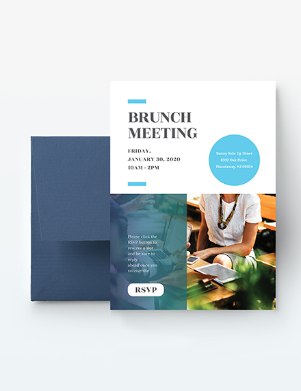 Business Email Invitation Template - Illustrator, Word, Outlook, Apple ...