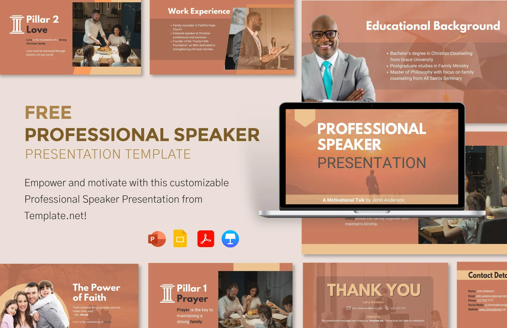 Professional Speaker Template