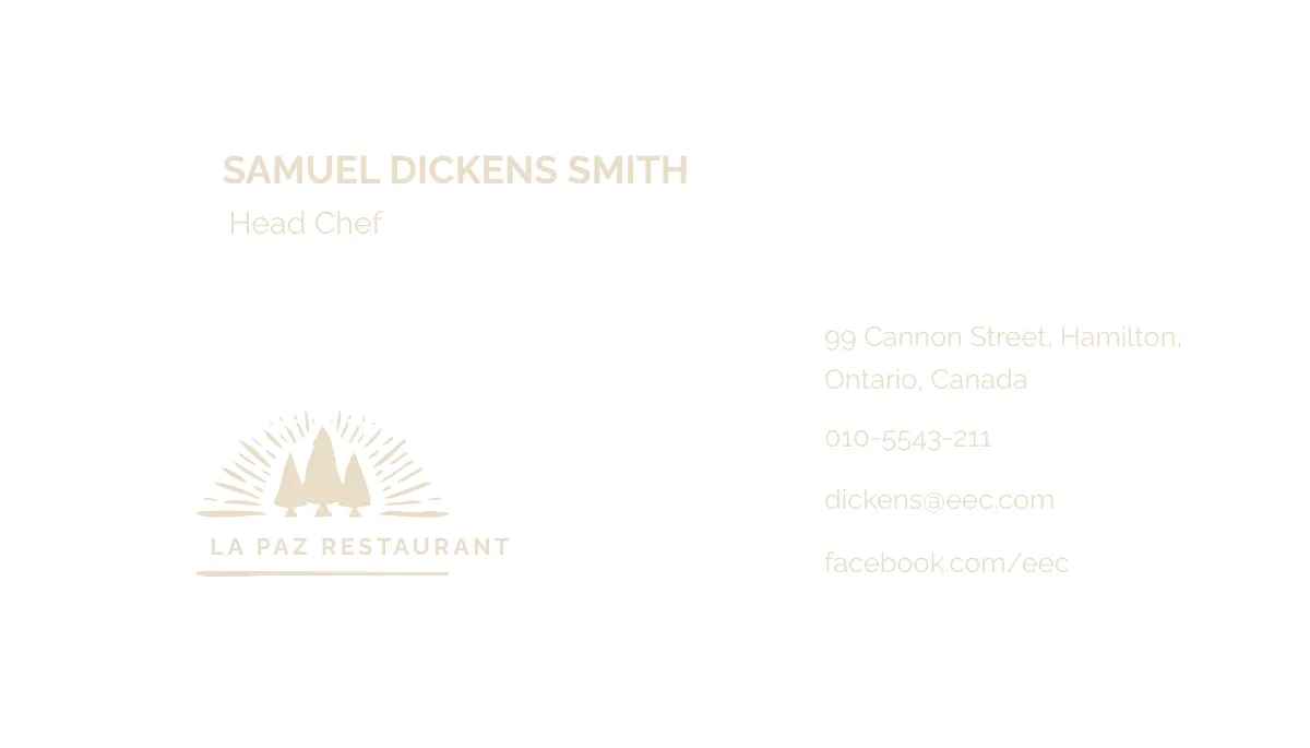 Free Rustic Business Card Template to Edit Online