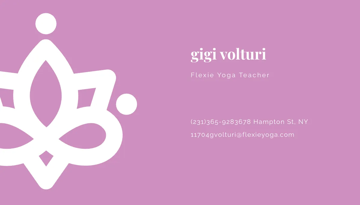 Free Yoga Teacher Business Card Template to Edit Online Free Yoga Teacher Business Card Template to Edit Online