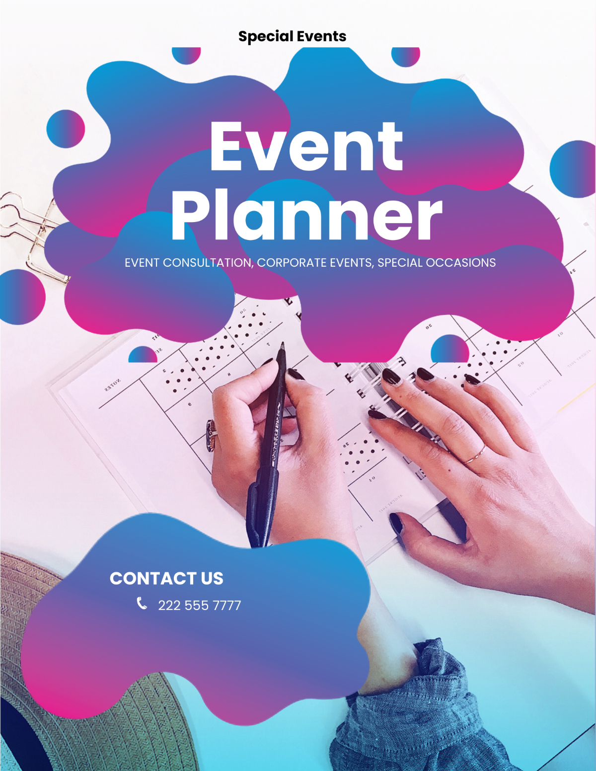 Event Planner Flyer Template - Edit Online & Download