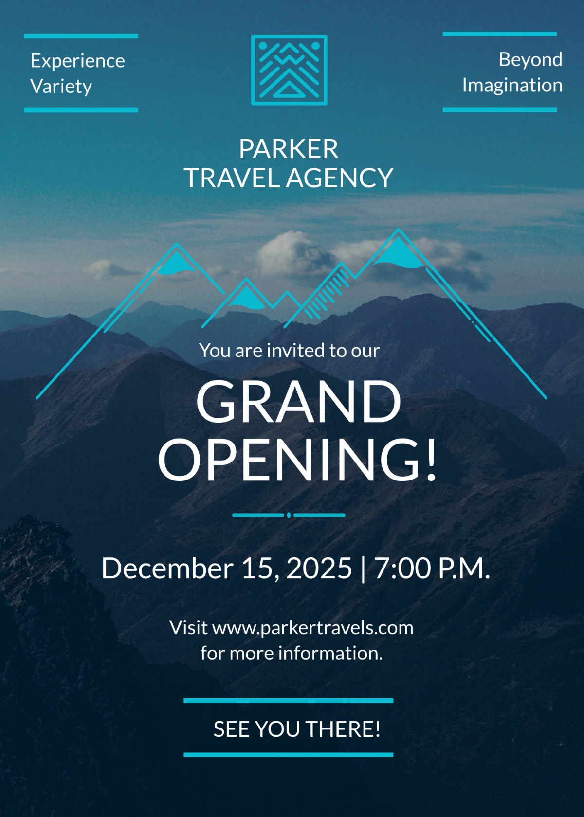 Travel Agency Invitation Template - Edit Online & Download