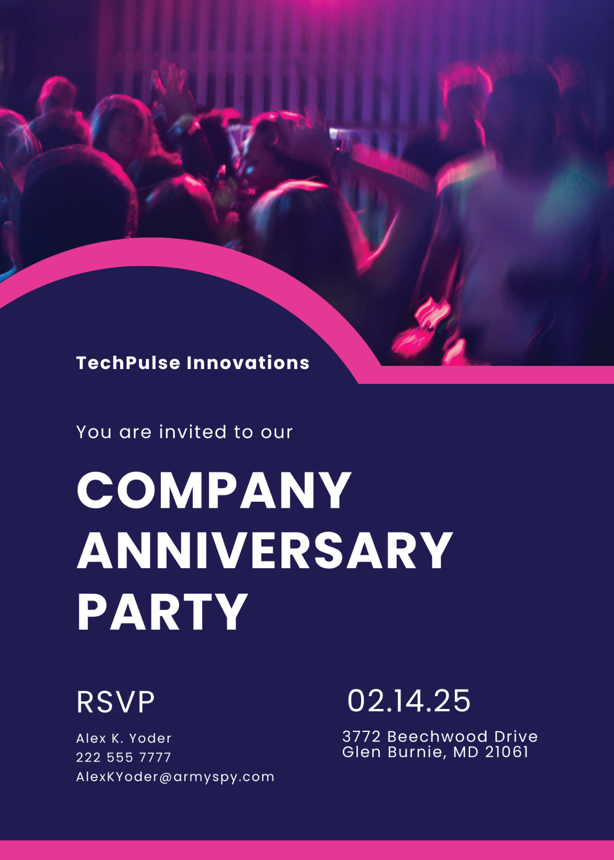 Anniversary Party Invitation
