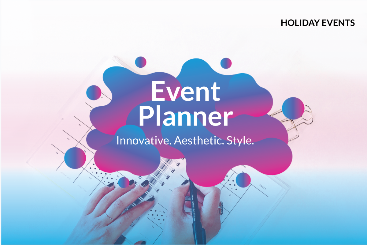 Free Sample Event Planner Postcard Template