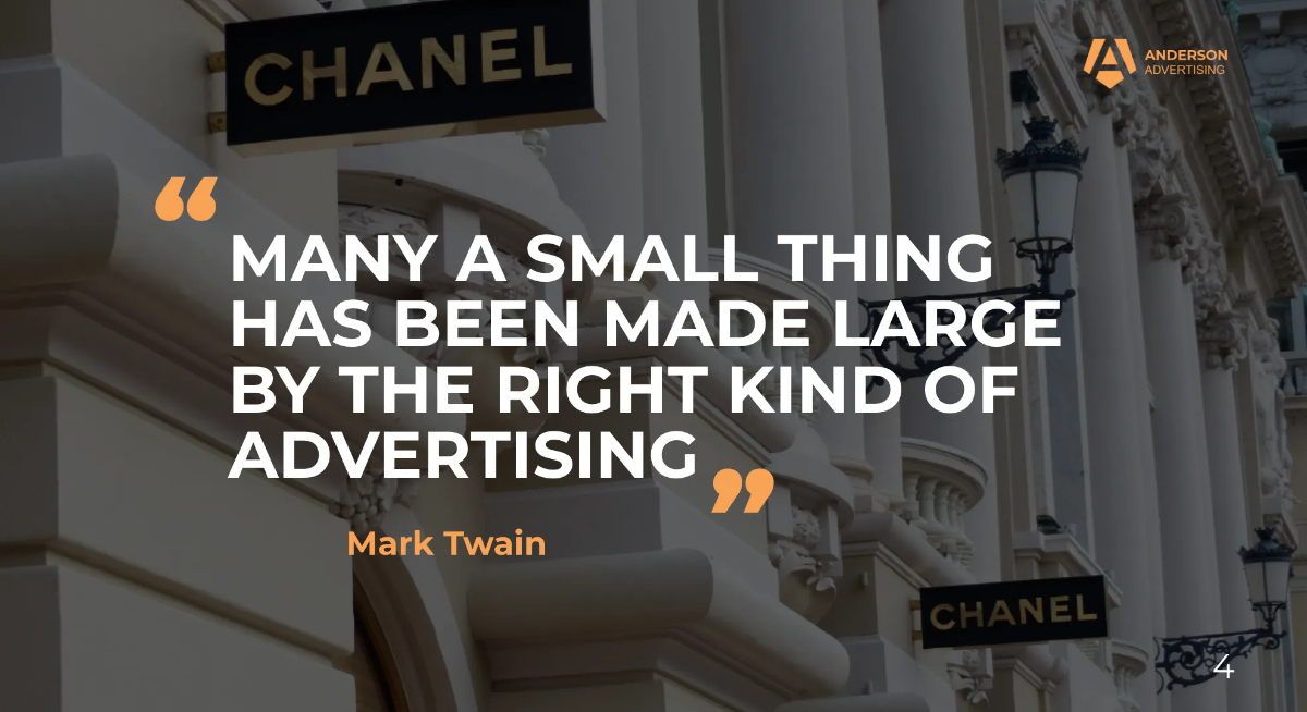 Free Advertising Agency Presentation Template to Edit Online