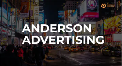 Free Advertising Agency Presentation Template to Edit Online