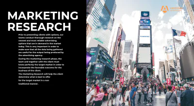 Free Advertising Agency Presentation Template to Edit Online