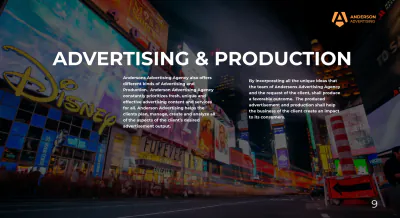 Free Advertising Agency Presentation Template to Edit Online