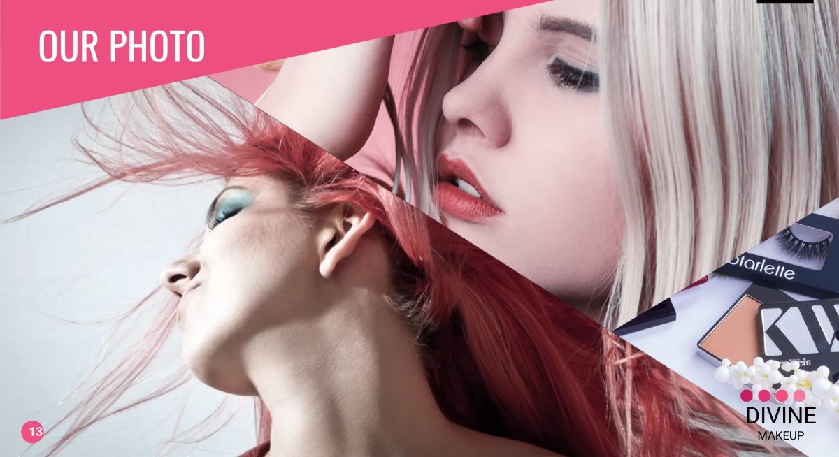 Free Makeup Artist Presentation Template to Edit Online