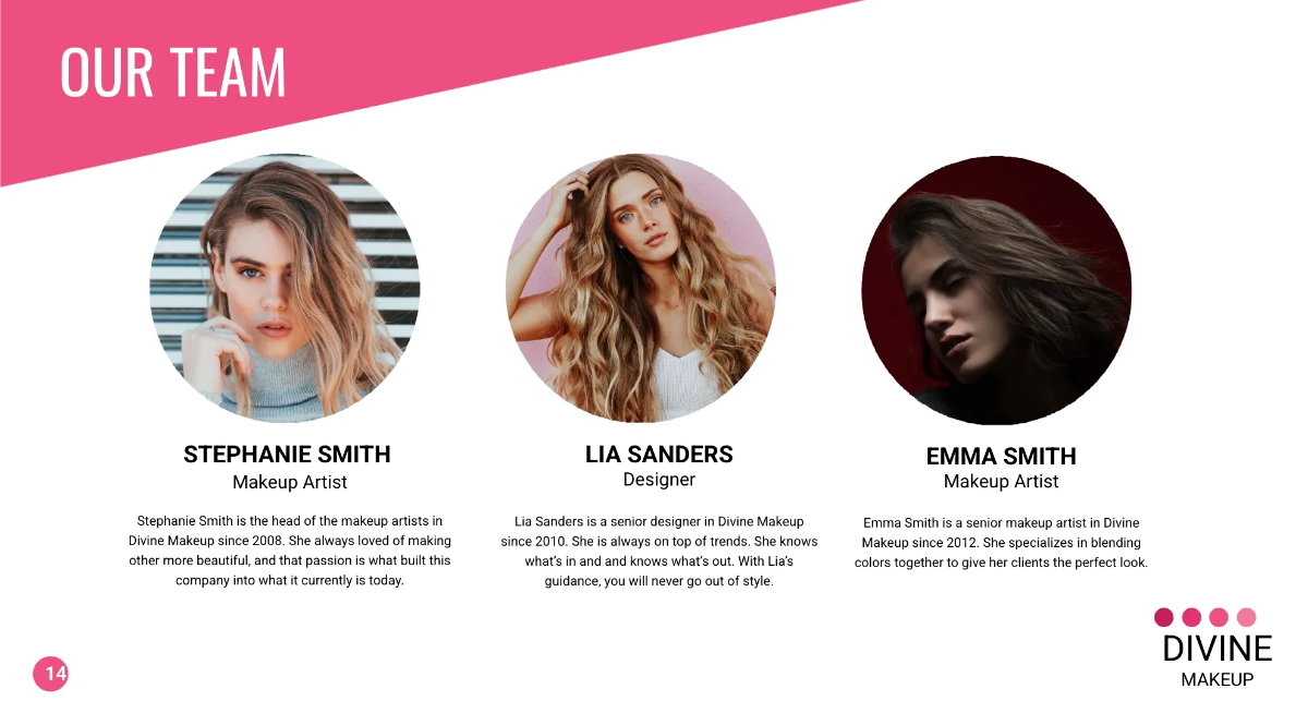 Free Makeup Artist Presentation Template to Edit Online