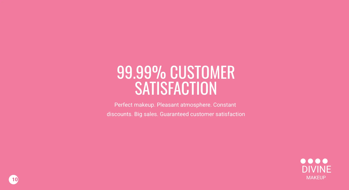 Free Makeup Artist Presentation Template to Edit Online