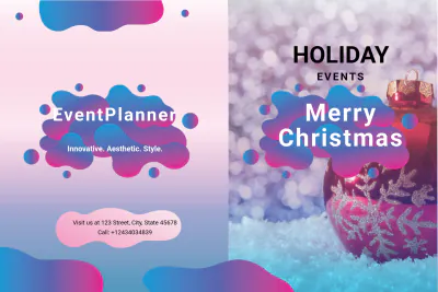 Free Event Planner Greeting Card Template to Edit Online