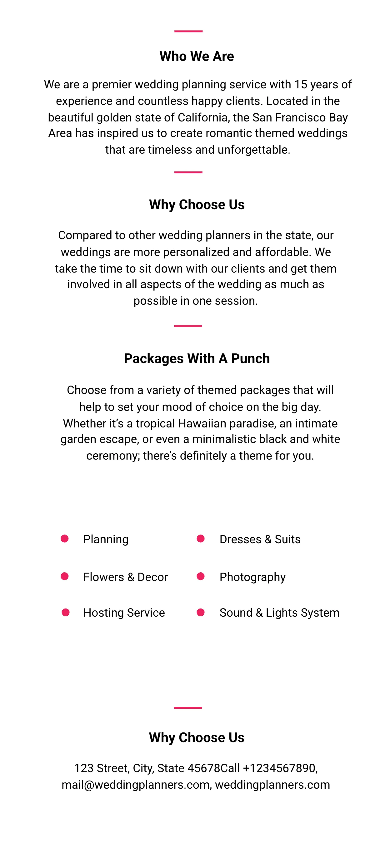 Free Wedding Planners DL Card Template to Edit Online Free Wedding Planners DL Card Template to Edit Online