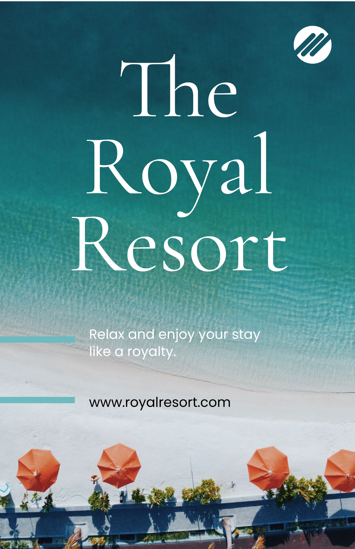 Royal Resort Poster Template