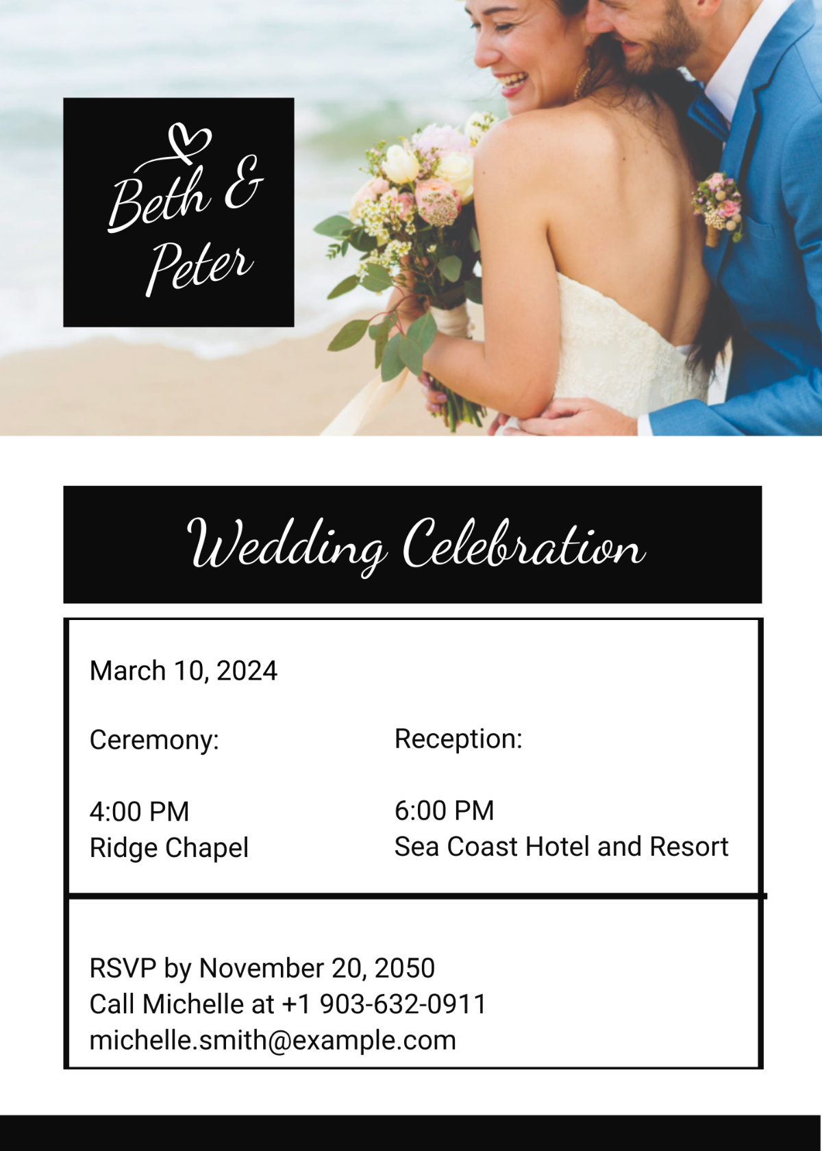 Wedding Invitation Email