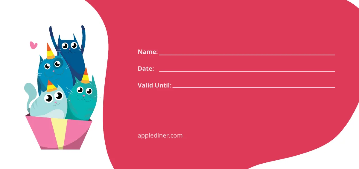 Free Elegant Birthday Gift Voucher Template to Edit Online