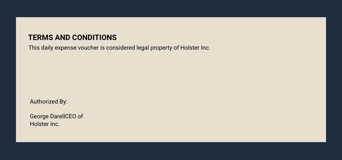 Free Daily Expense Voucher Template to Edit Online