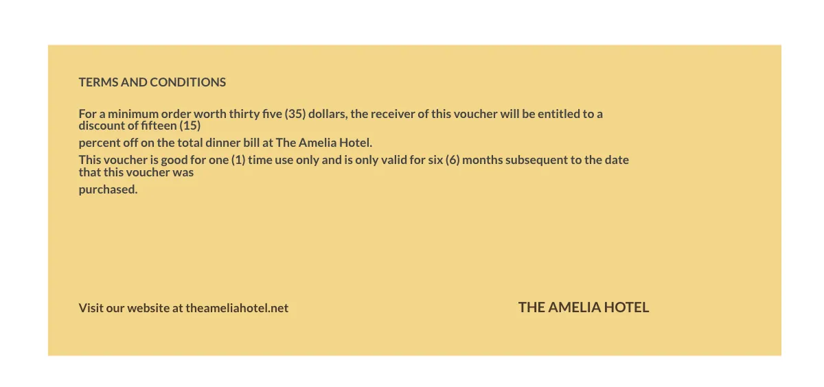 Free Discount Ticket Voucher Template to Edit Online