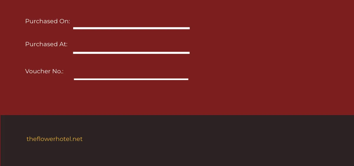 Free Hotel Gift Voucher Template to Edit Online