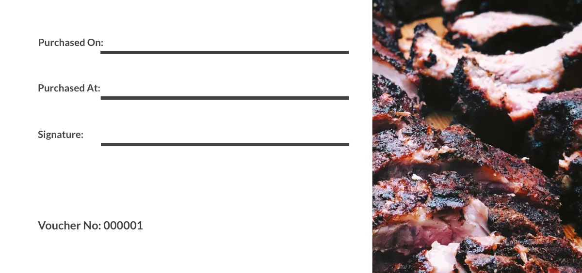 Free Restaurant Discount Voucher Template to Edit Online