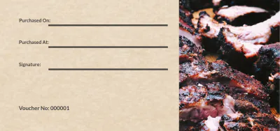 Free Restaurant Discount Voucher Template to Edit Online