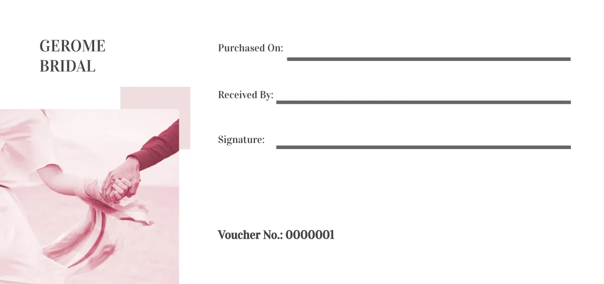 Free Wedding Anniversary Voucher Template to Edit Online