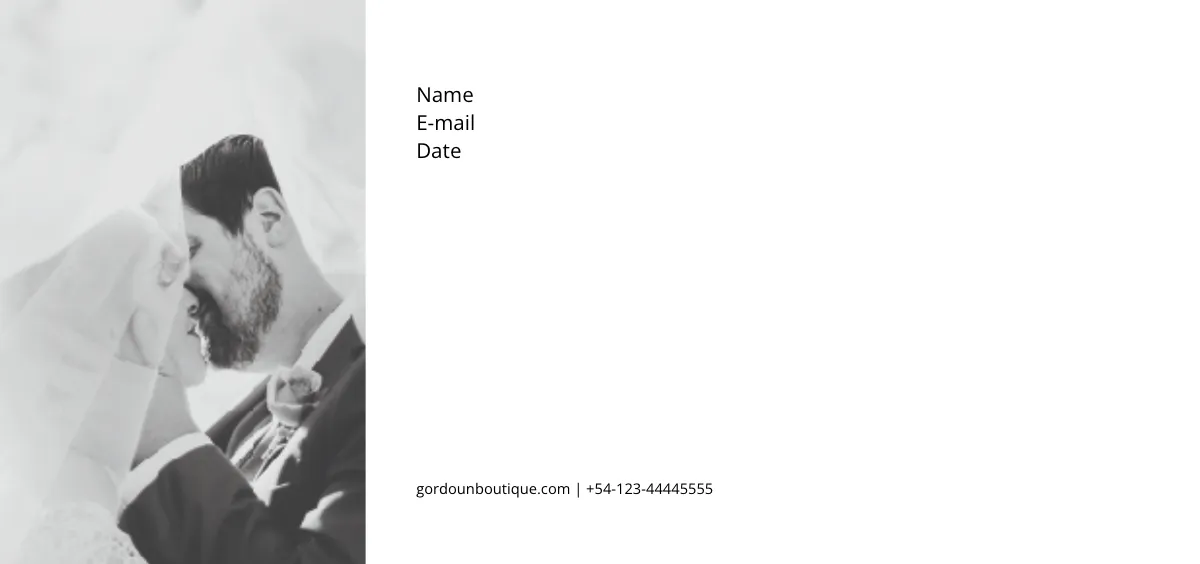 Free Wedding Gift Voucher Template to Edit Online