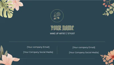 Free Spa Business Card Template to Edit Online