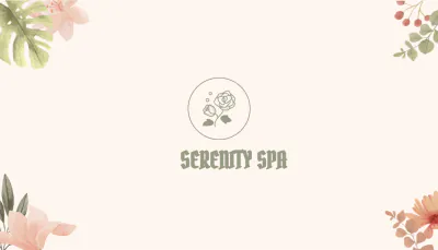 Free Spa Business Card Template to Edit Online