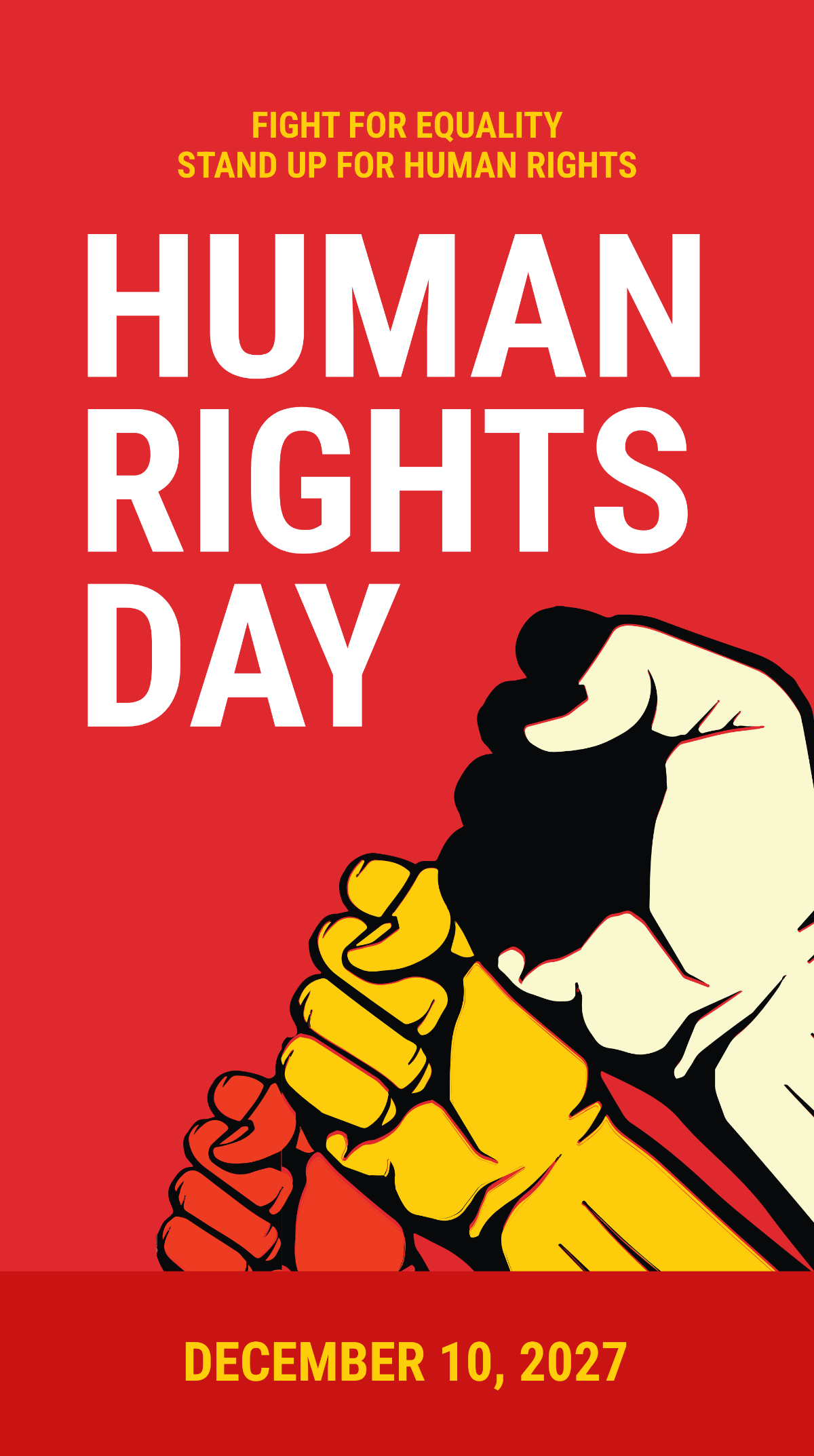World Human Rights Day Instagram Story Template