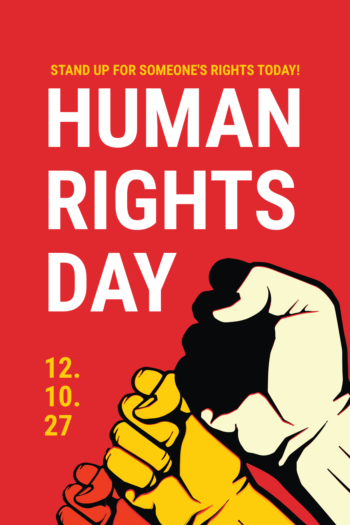 Free International Human Rights Day Whatsapp Template