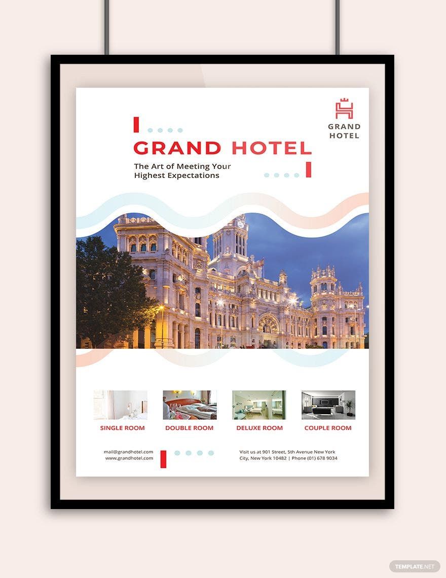 Grand Hotel Poster Editable
