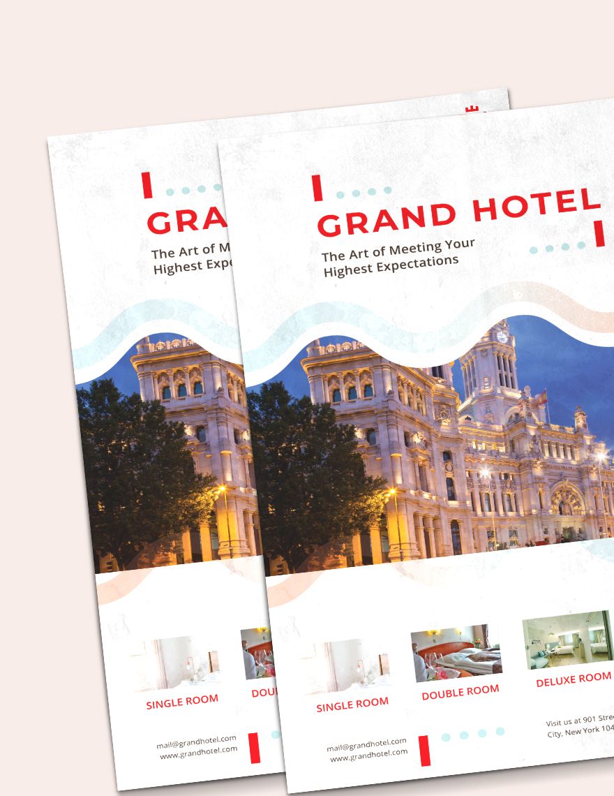 Grand Hotel Poster Editable