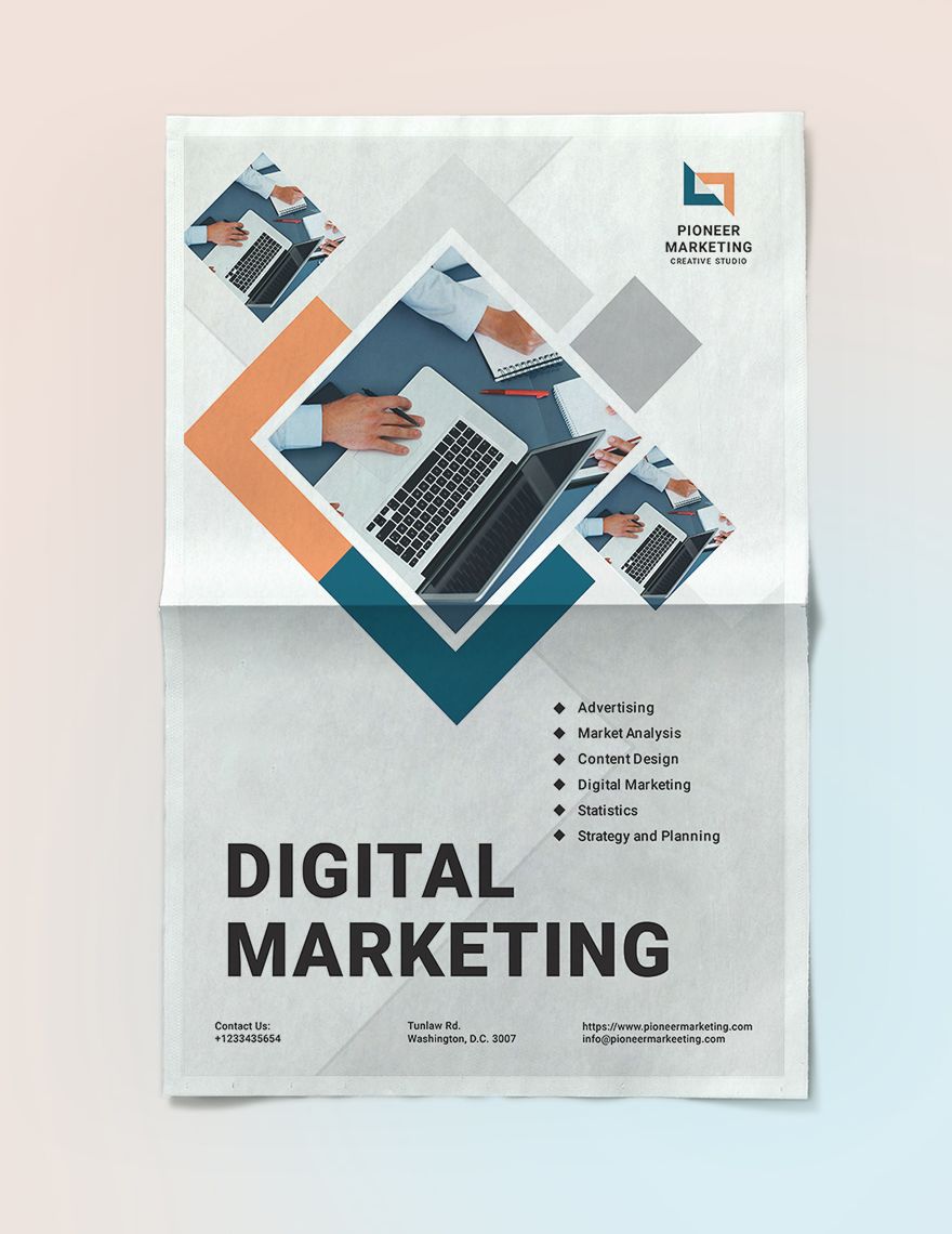 Marketing Agency Poster Editable