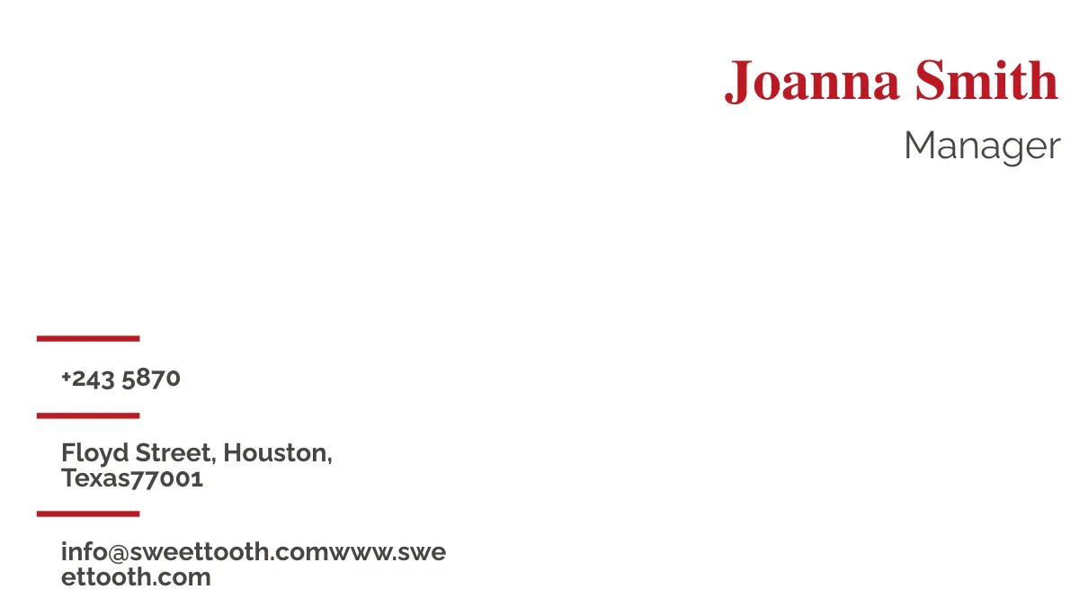 Free Ice Cream Business Card Template to Edit Online