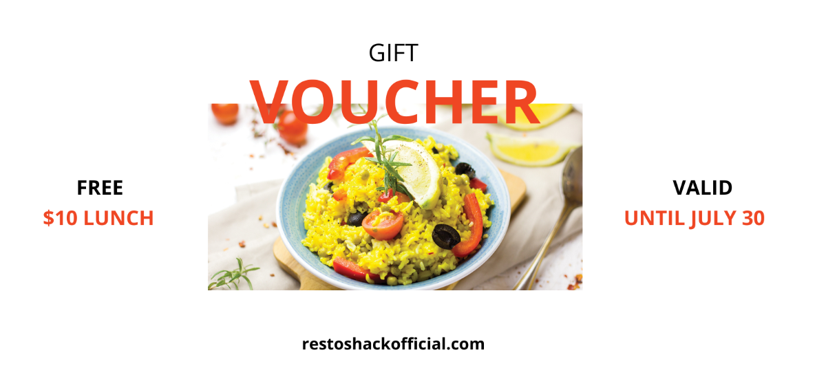 Lunch Gift Voucher Template - Edit Online & Download