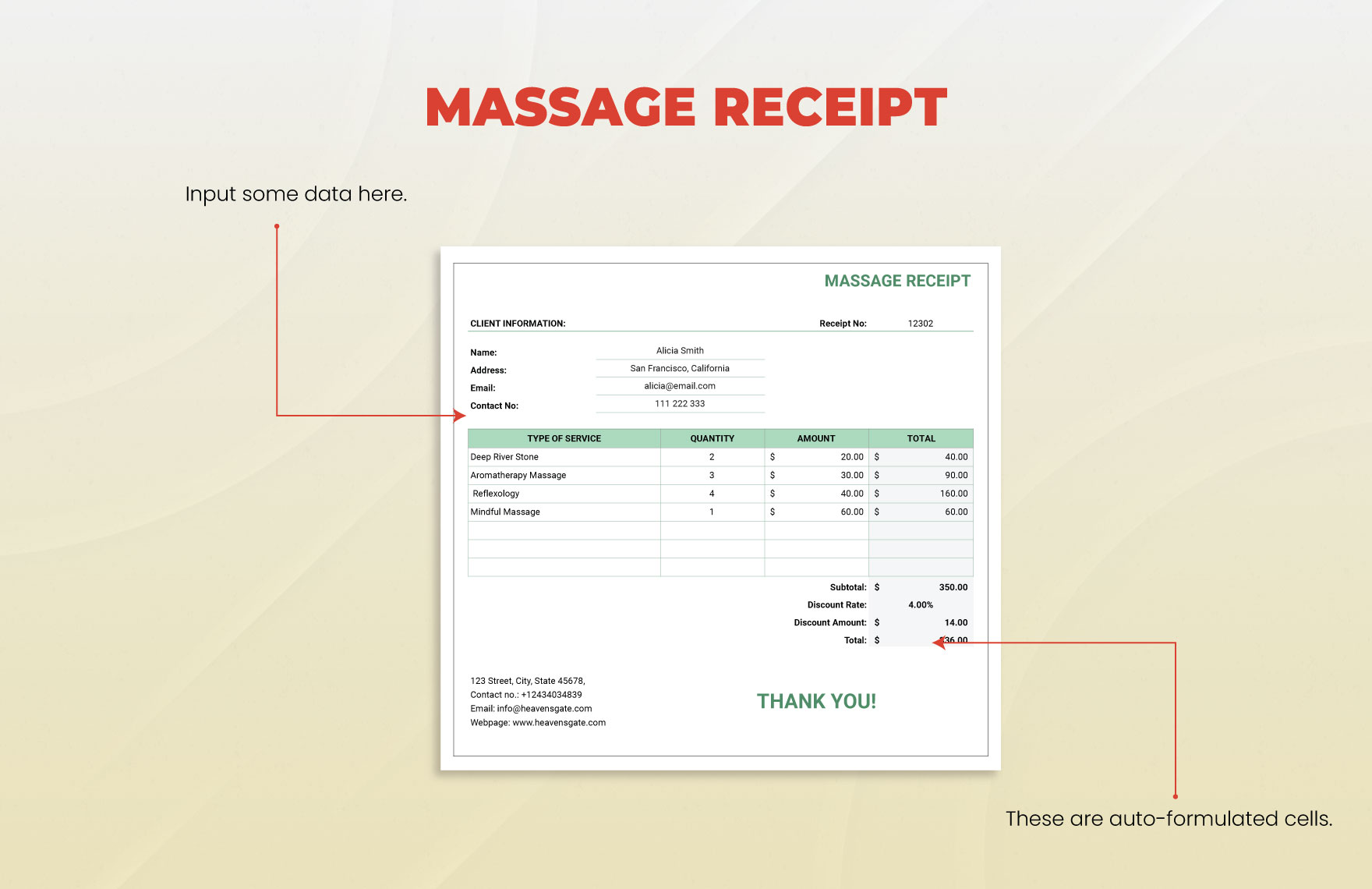 Free Massage Receipt Template Download In Word Google Docs Excel Free Massage Receipt Template Download In Word Google Docs Excel