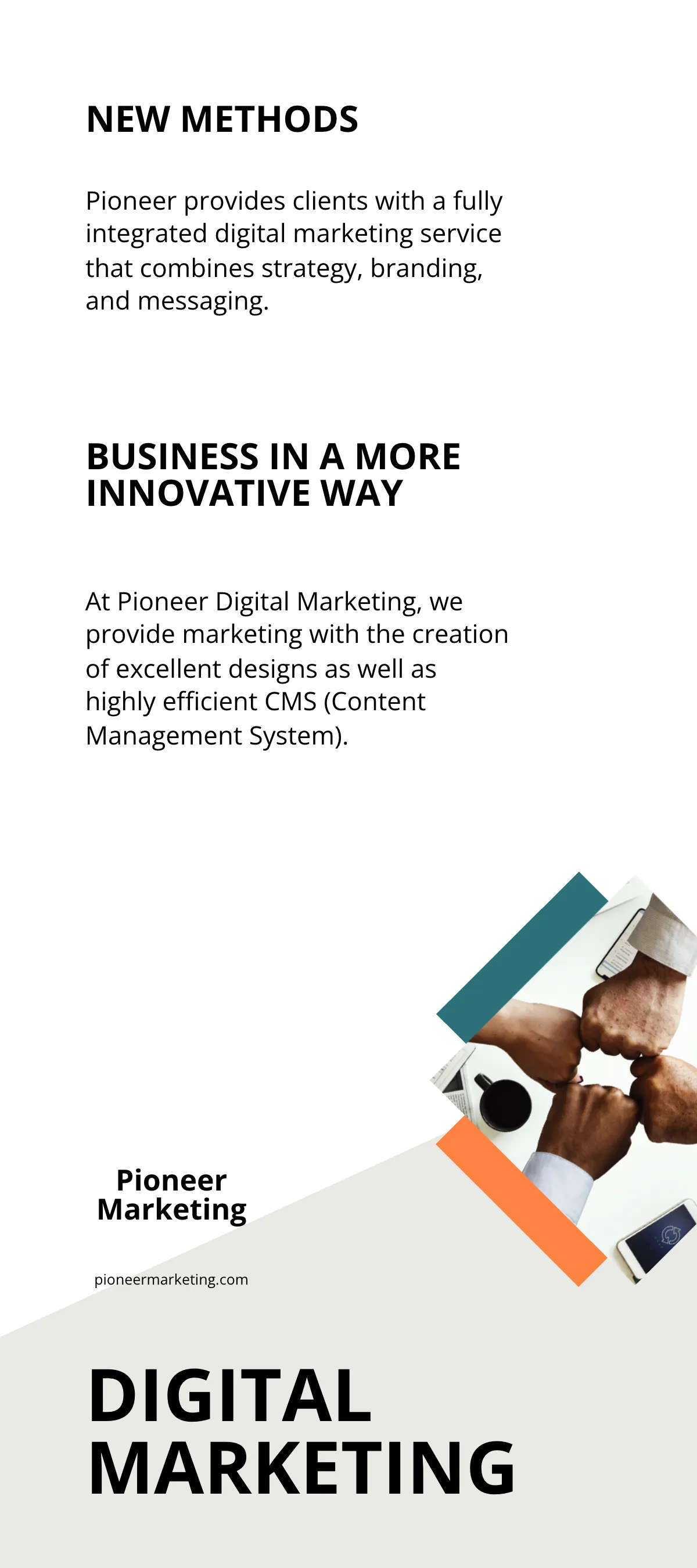 Free Marketing Agency DL Card Template to Edit Online