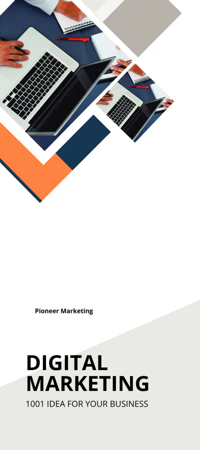 Free Marketing Agency DL Card Template to Edit Online