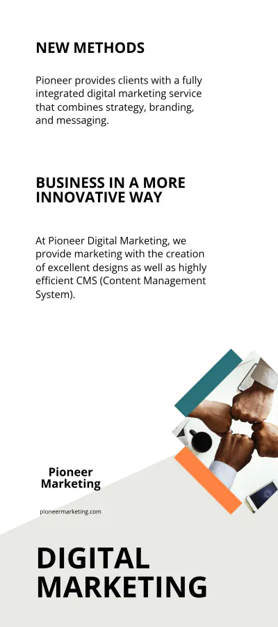 Free Marketing Agency DL Card Template to Edit Online