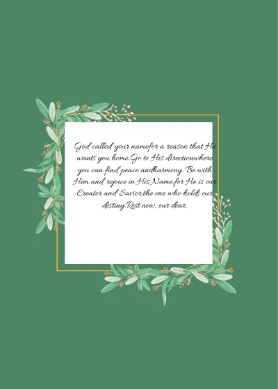 Free Memorial Service Card Template to Edit Online
