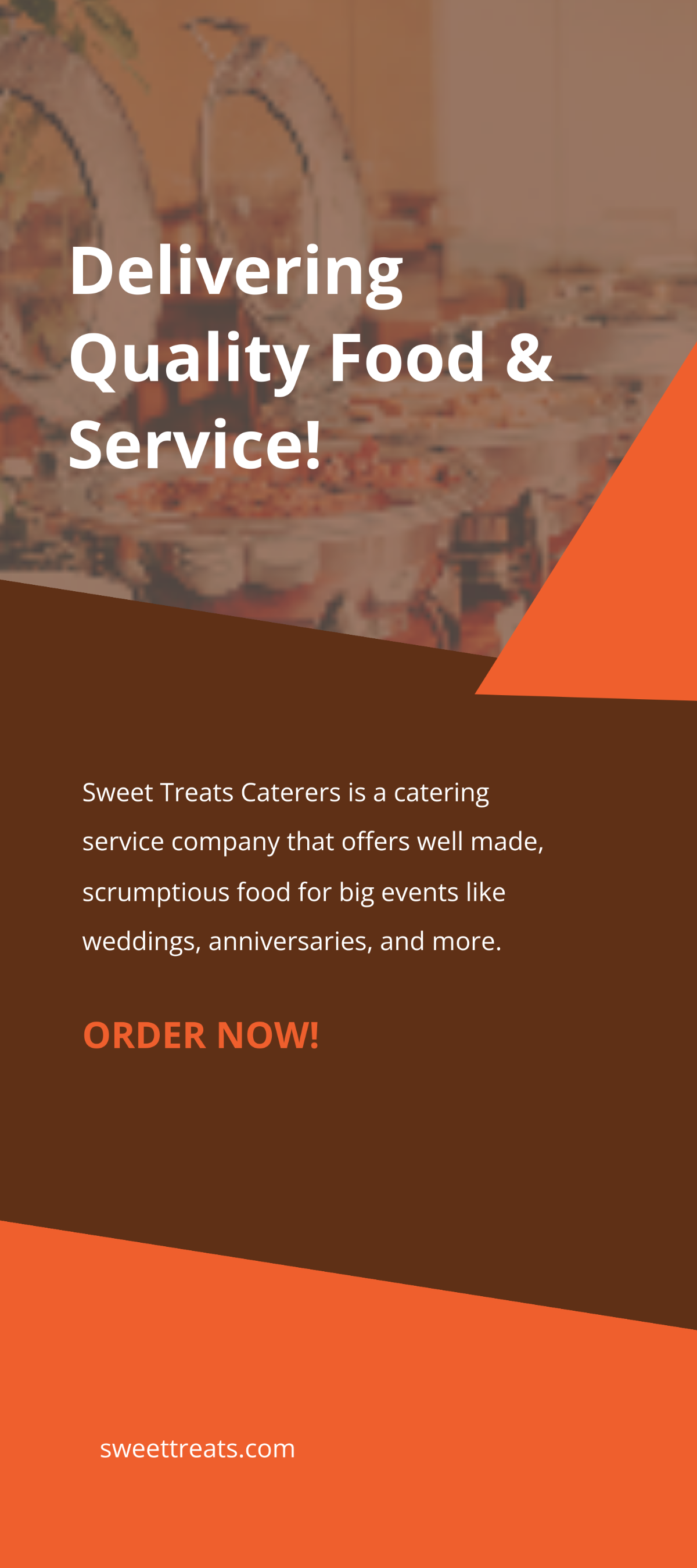 Catering Rack Card